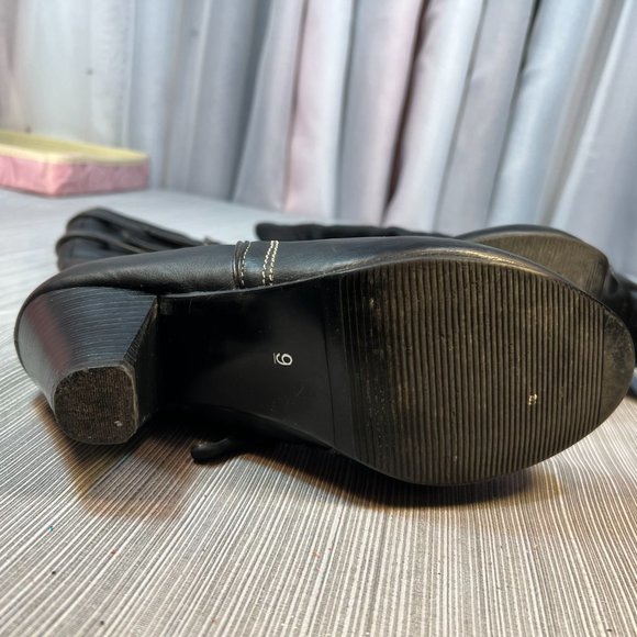 Penningtons WIDE CALF Knee High, Heeled Boots, Size 9 - Picture 7 of 14